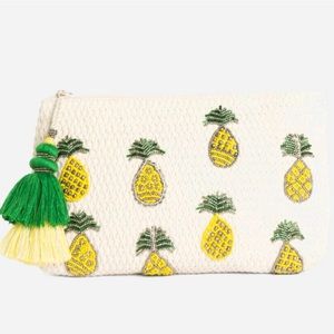 Fantasia accessories beaded pineapple clutch
